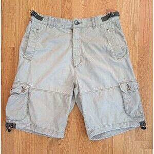 Vintage Triple 5 Soul Five Cargo Shorts Khaki Multi Pocket NYC 90s Y2K Men’s 34